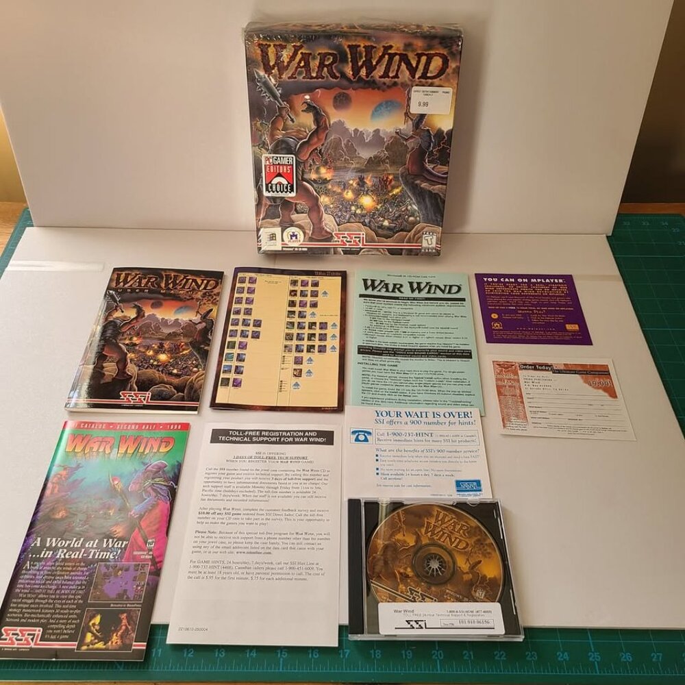 War Wind Big Box PC CD-Rom Game  1996 Mindscape